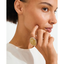 Load image into Gallery viewer, PILGRIM | Still Ring | Silver Plated/Yellow