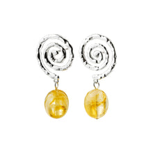 Load image into Gallery viewer, PILGRIM | Still Earrings | Silver Plated/Yellow