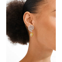 Load image into Gallery viewer, PILGRIM | Still Earrings | Silver Plated/Yellow