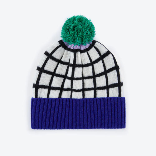 MISS POMPOM | Memphis Wool Bobble Hat - LONDØNWORKS