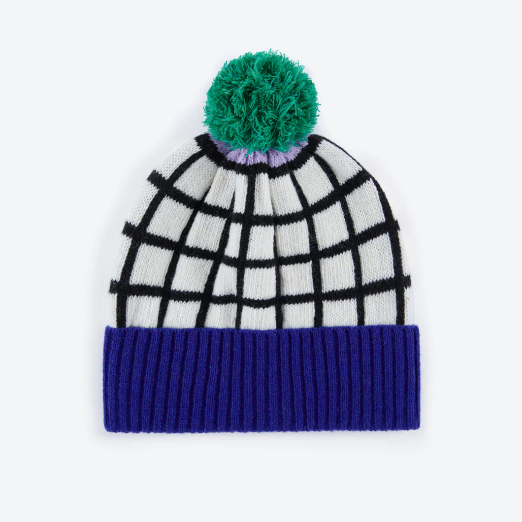 MISS POMPOM | Memphis Wool Bobble Hat - LONDØNWORKS