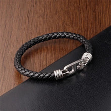 Load image into Gallery viewer, GLEN OGAL GROUP | Single Leather Hook Bracelet | Black