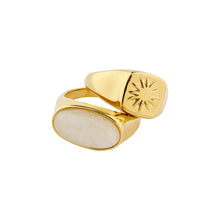 Load image into Gallery viewer, PILGRIM | Prism Rings 2 In One | Gold Plated