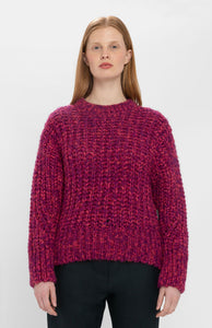 LOREAK MENDIAN | Yvonnes Pullover | Purple & Pink