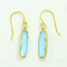 Load image into Gallery viewer, SCHMUCKOO BERLIN | Polina Earrings | Blue Topaz - LONDØNWORKS