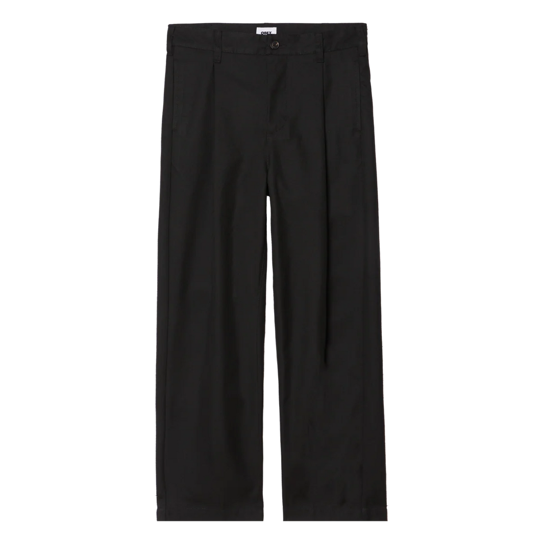 OBEY | Armel Pleated Pant | Black