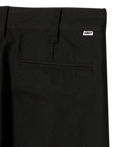 OBEY | Armel Pleated Pant | Black