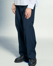 Load image into Gallery viewer, OBEY | Dean Stripe Pleated Pants | Midnight Navy - LONDØNWORKS
