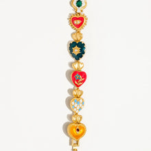 Load image into Gallery viewer, FLANERIE ACCESSORIES | Elysian Boho Baroque Heart Bracelet | Gold