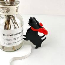Load image into Gallery viewer, MILDSTYLES | Scarf Dog Hair Clip | Black - LONDØNWORKS