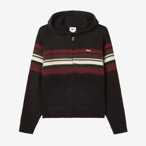 OBEY | Myers Zip Up Hood | Black Multi