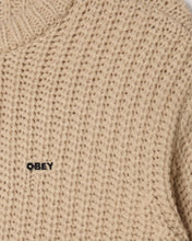 Load image into Gallery viewer, OBEY | Bold Chunky Sweater | Oatlmeal - LONDØNWORKS