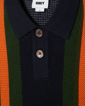 Load image into Gallery viewer, OBEY | Seth Polo Sweater | Dark Navy Multi