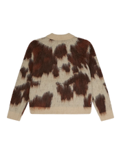 Load image into Gallery viewer, OBEY | Cow Pattern Zip Sweater | Cow Multi