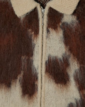Load image into Gallery viewer, OBEY | Cow Pattern Zip Sweater | Cow Multi