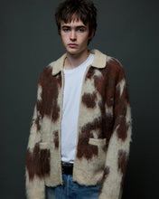 Load image into Gallery viewer, OBEY | Cow Pattern Zip Sweater | Cow Multi