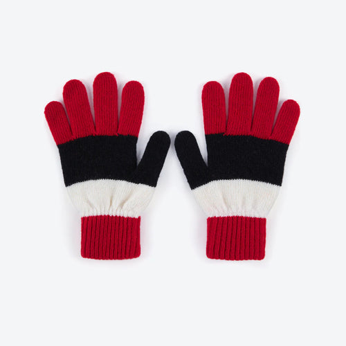 MISS POMPOM | Wool Gloves | Black & White - LONDØNWORKS