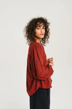 Load image into Gallery viewer, SACRECOEUR |Gladis Blouse | Berry