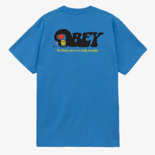 Load image into Gallery viewer, OBEY | Earth Drop Out T-Shirt | Azure Blue - LONDØNWORKS