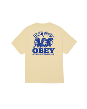 Load image into Gallery viewer, OBEY | Head Jazz 2 T-Shirt | Pale Yellow - LONDØNWORKS