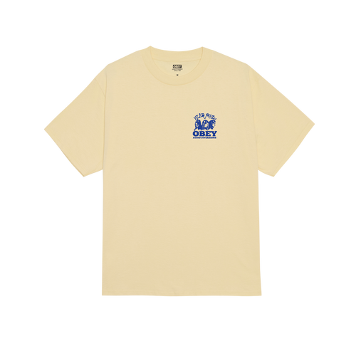 OBEY | Head Jazz 2 T-Shirt | Pale Yellow - LONDØNWORKS