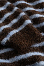 Load image into Gallery viewer, Noella | N-Mafalda Knit Sweater | Brown Blue Stripe