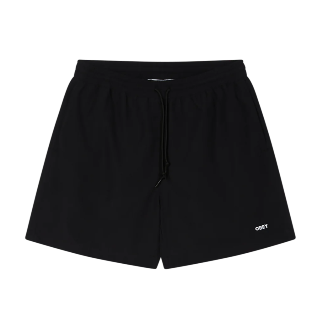 OBEY | Easy Water Shorts | Black - LONDØNWORKS