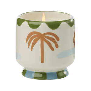 PADDYWAX | Adopo Palm Tree Ceramic Candle | Lush Palms