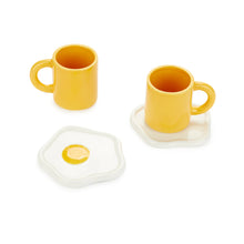 Load image into Gallery viewer, OLI OLSEN | Balvi Sunny Side Up Ceramic Espresso Cups | Set of 2