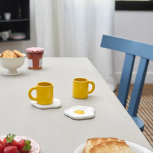 Load image into Gallery viewer, OLI OLSEN | Balvi Sunny Side Up Ceramic Espresso Cups | Set of 2