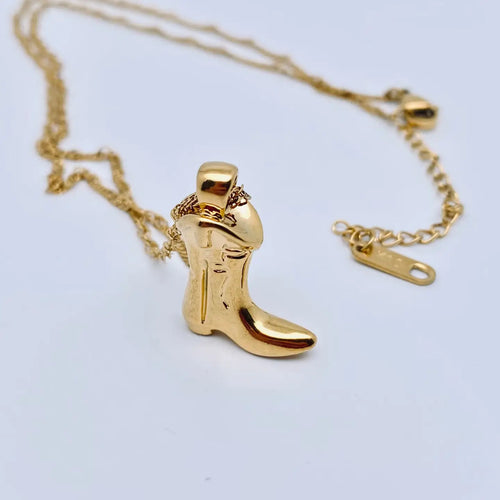 M. QUEENA | Western Cowgirl Pendant Necklace - LONDØNWORKS