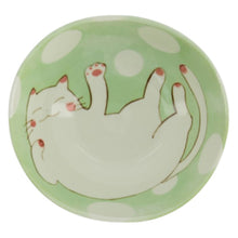 Load image into Gallery viewer, TOKYO DESIGN STUDIO | Neko Maruke Cat Bowl Small | Sage