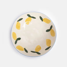 Load image into Gallery viewer, CAROLINE GARDNER | Lemons Round Shallow Bowl - LONDØNWORKS