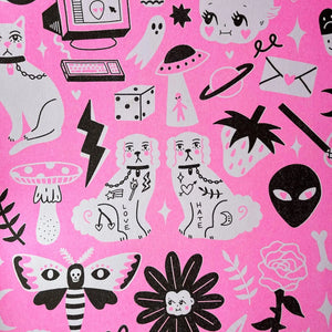 AMY HASTINGS | A3 Risograph Print | Flash Sheet