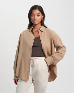 COLORFUL STANDARD | Organic Oversized Shirt | Optical White - LONDØNWORKS