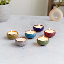 Load image into Gallery viewer, ZESTY LEMONS | Kiln Set Of 6 Tea Lights | Myrrh &amp; Tonka - LONDØNWORKS