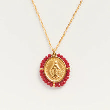 Load image into Gallery viewer, PALAS | Santa Maria Necklace | Gold Plated | Red