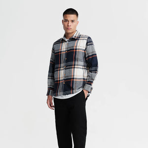 PARLEZ | Rotan Check Shirt | Navy