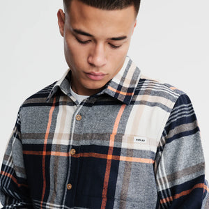 PARLEZ | Rotan Check Shirt | Navy