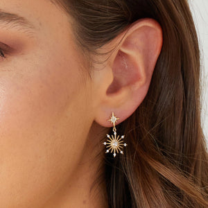 ASHIANA | Northern Star Stud Earrings | Gold - LONDØNWORKS