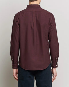 COLORFUL STANDARD | Organic Button Down Shirt | Oxblood Red - LONDØNWORKS