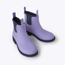 Load image into Gallery viewer, MERRY PEOPLE | Bobby Ankle Wellington Boot | Lavender &amp; Navy - LONDØNWORKS