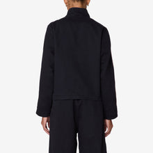 Load image into Gallery viewer, OBEY | W Astrid Stripe Jacket | Digital Black Faded Wash