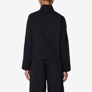 OBEY | W Astrid Stripe Jacket | Digital Black Faded Wash