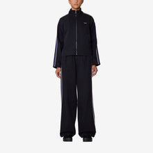 Load image into Gallery viewer, OBEY | W Astrid Stripe Jacket | Digital Black Faded Wash