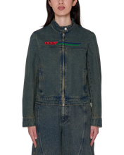 Load image into Gallery viewer, OBEY | Rove Moto Jacket | Yellow Tint Wash