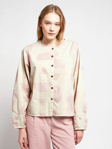 BOBO CHOSES | Mixed Molds All Over Puff Sleeve Shirt | White - LONDØNWORKS