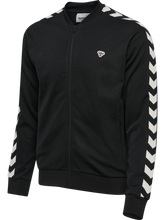Load image into Gallery viewer, HUMMEL | hmlARCHIVE Regular Poly Zip Jacket | Black - LONDØNWORKS