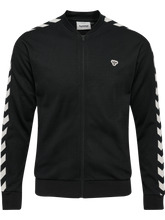 Load image into Gallery viewer, HUMMEL | hmlARCHIVE Regular Poly Zip Jacket | Black - LONDØNWORKS