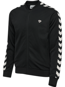 HUMMEL | hmlARCHIVE Regular Poly Zip Jacket | Black - LONDØNWORKS
